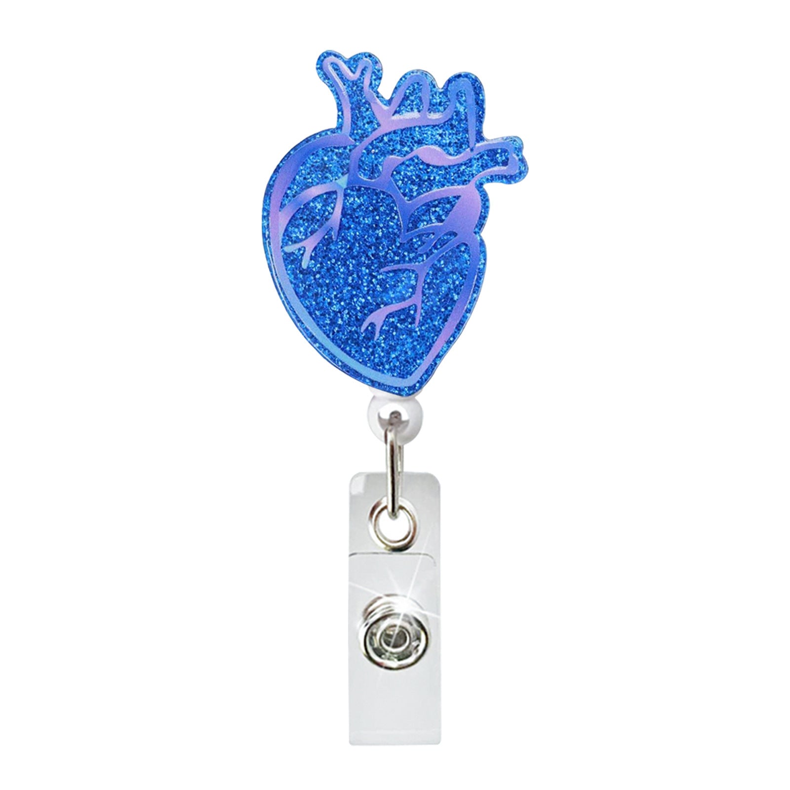 Wholesale Acrylic Badge Patch Retractable Buckle Badge Reel Clip
